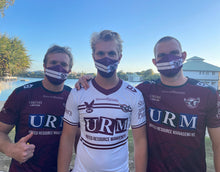Load image into Gallery viewer, Manly Sea Eagles Face Masks