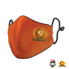 Load image into Gallery viewer, Perth Scorchers Big Bash League Face Masks