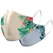 Load image into Gallery viewer, The Mask Life | The Spring Leaves reversible face mask
