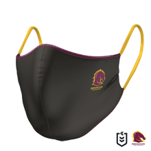 Load image into Gallery viewer, Brisbane Broncos Face Mask - The Mask Life. 
