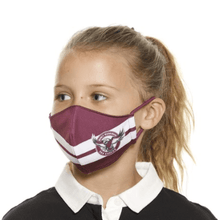 Load image into Gallery viewer, Manly Sea Eagles Face Mask - The Mask Life. 
